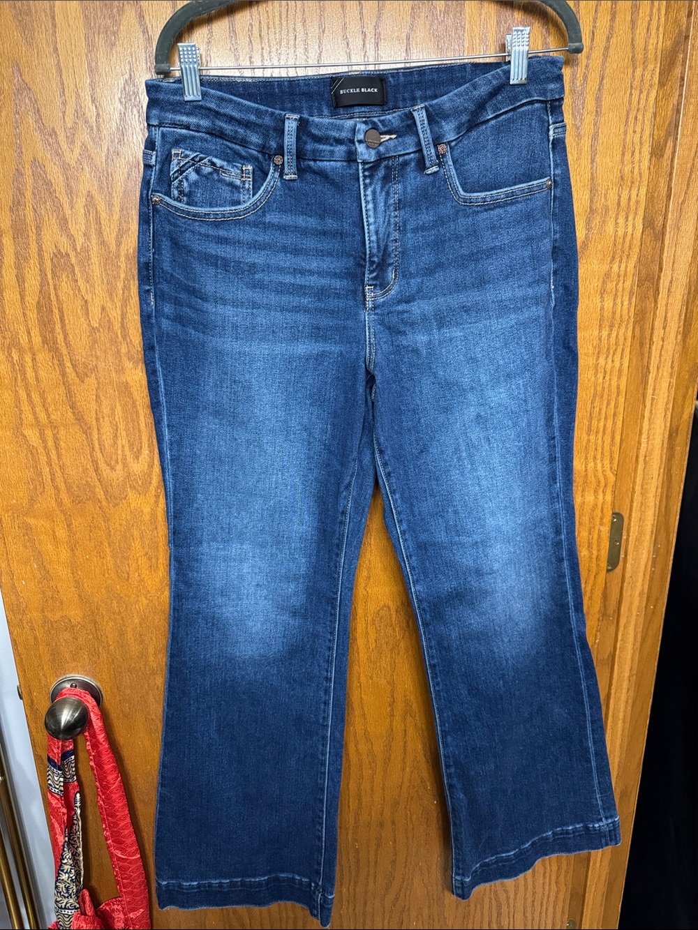 Buckle Black trouser jeans